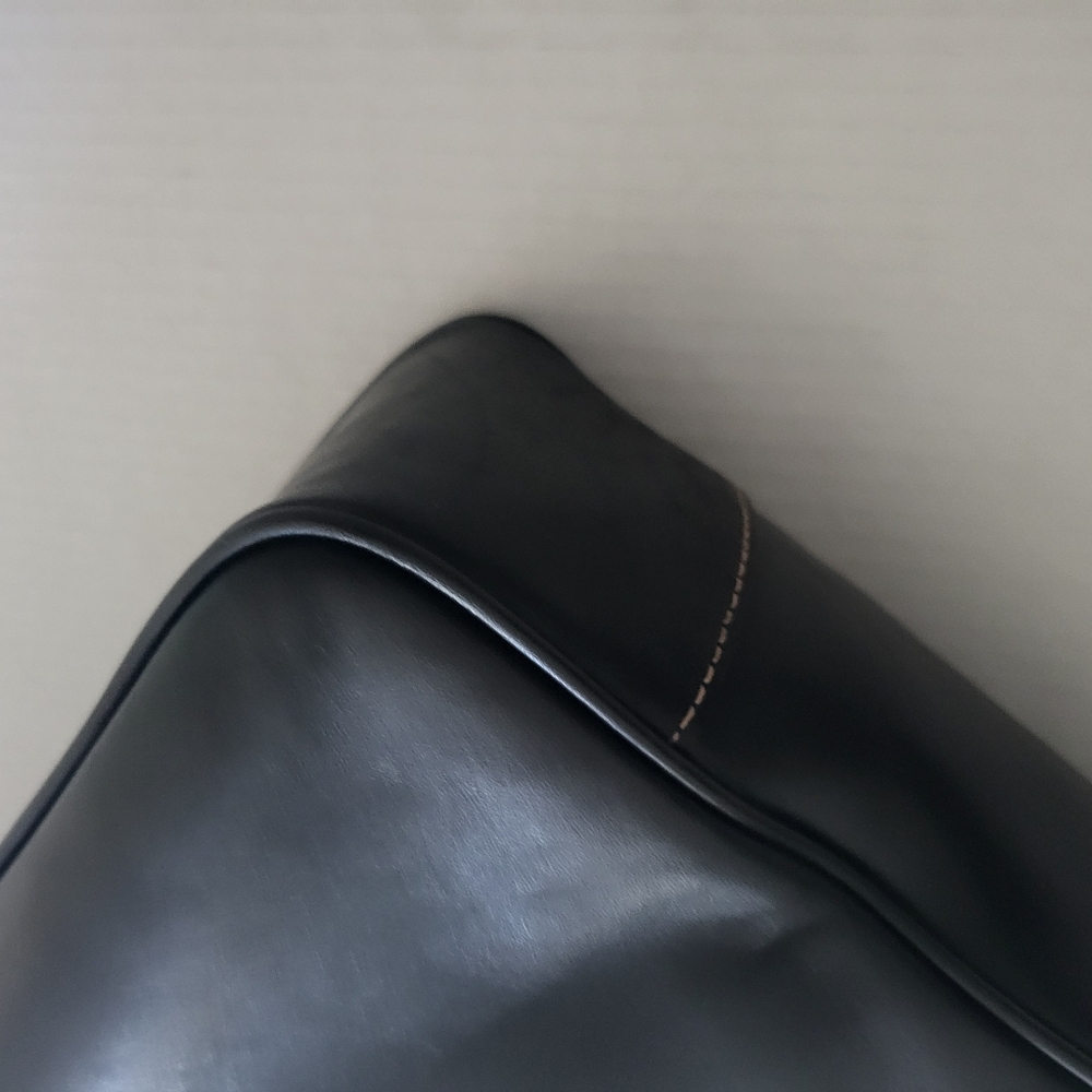 Vintage Coach Dark Brown Leather Multifunctional Bag - # H1S-5209. - Picture 10 of 16